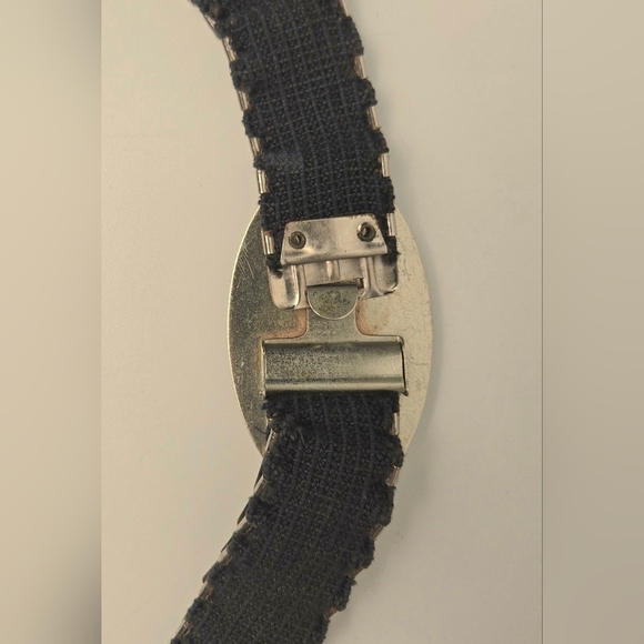 Vintage Silver Metal Mesh Belt w/ Flower Buckle 38” Waist Statement - Picture 10 of 11